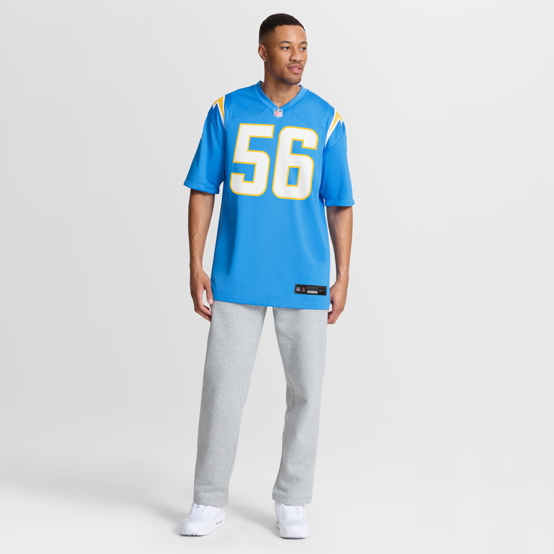 Los Angeles Chargers Shawne Merriman Powder Blue Game Retired Player Jersey