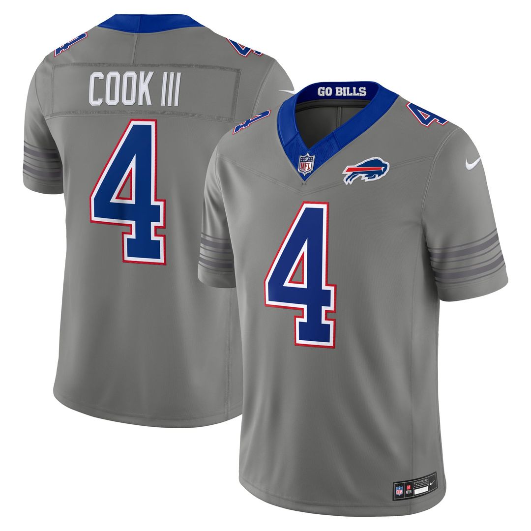Buffalo Bills James Cook III Royal Team Vapor F.U.S.E. Stitched Limited Jersey