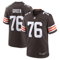 Cleveland Browns Lou Groza Brown Game Retired Player Jersey