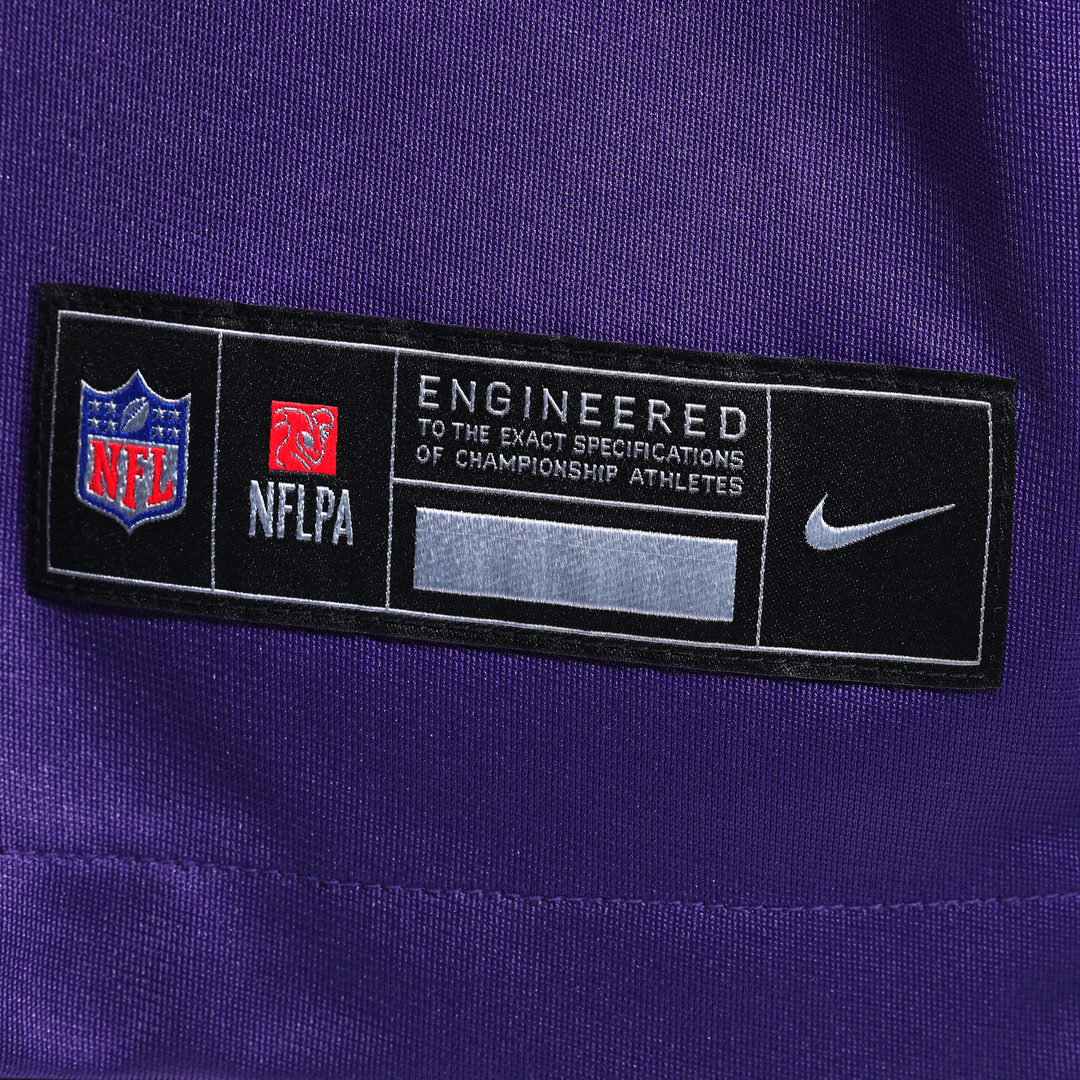 Minnesota Vikings Walter Rouse Purple Team Game Jersey