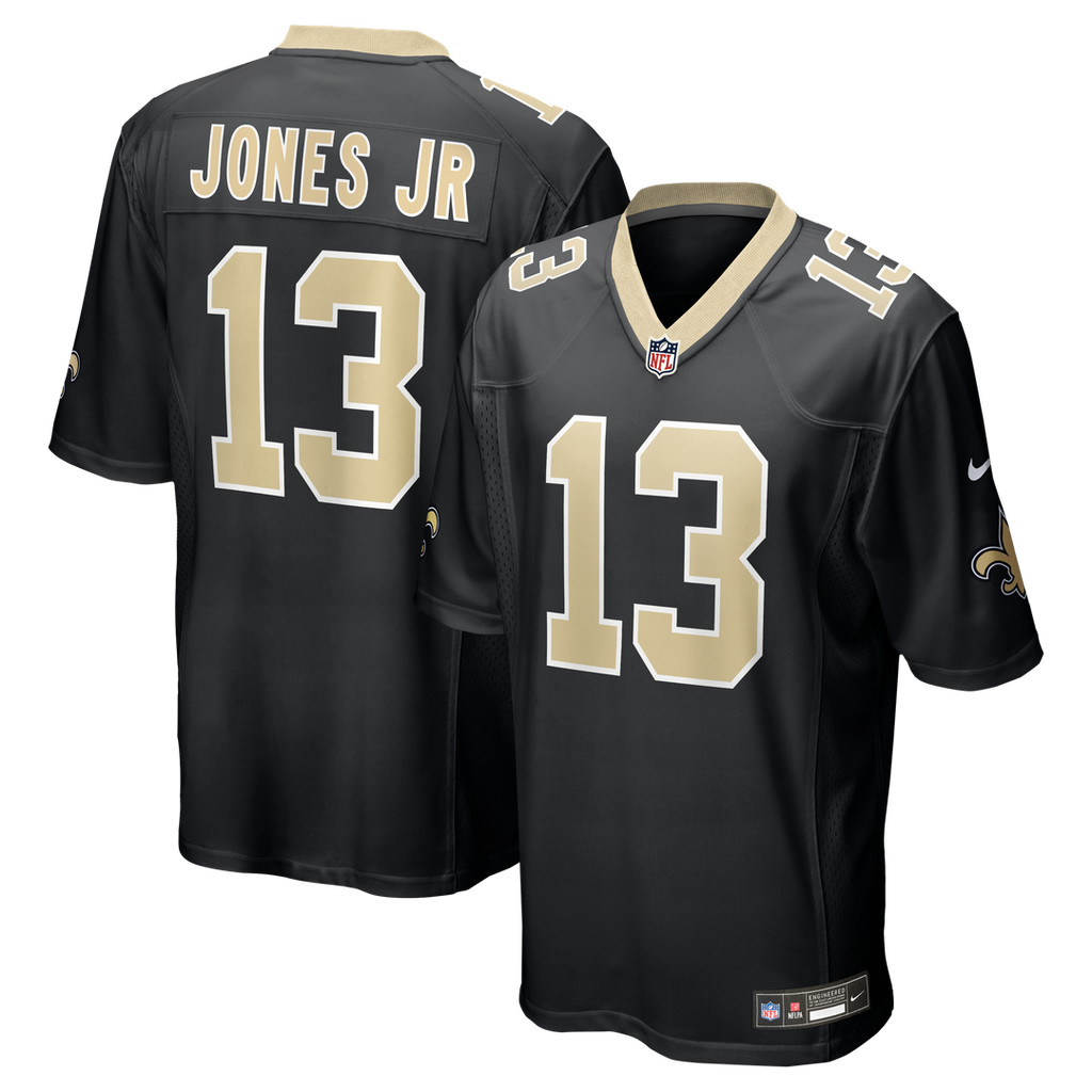 New Orleans Saints Velus Jones Jr. Black Team Game Jersey