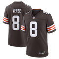 Cleveland Browns Jared Verse Brown Men's Game Jersey