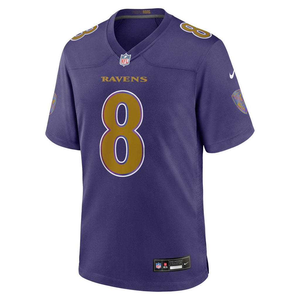 Baltimore Ravens Lamar Jackson White Game Jersey
