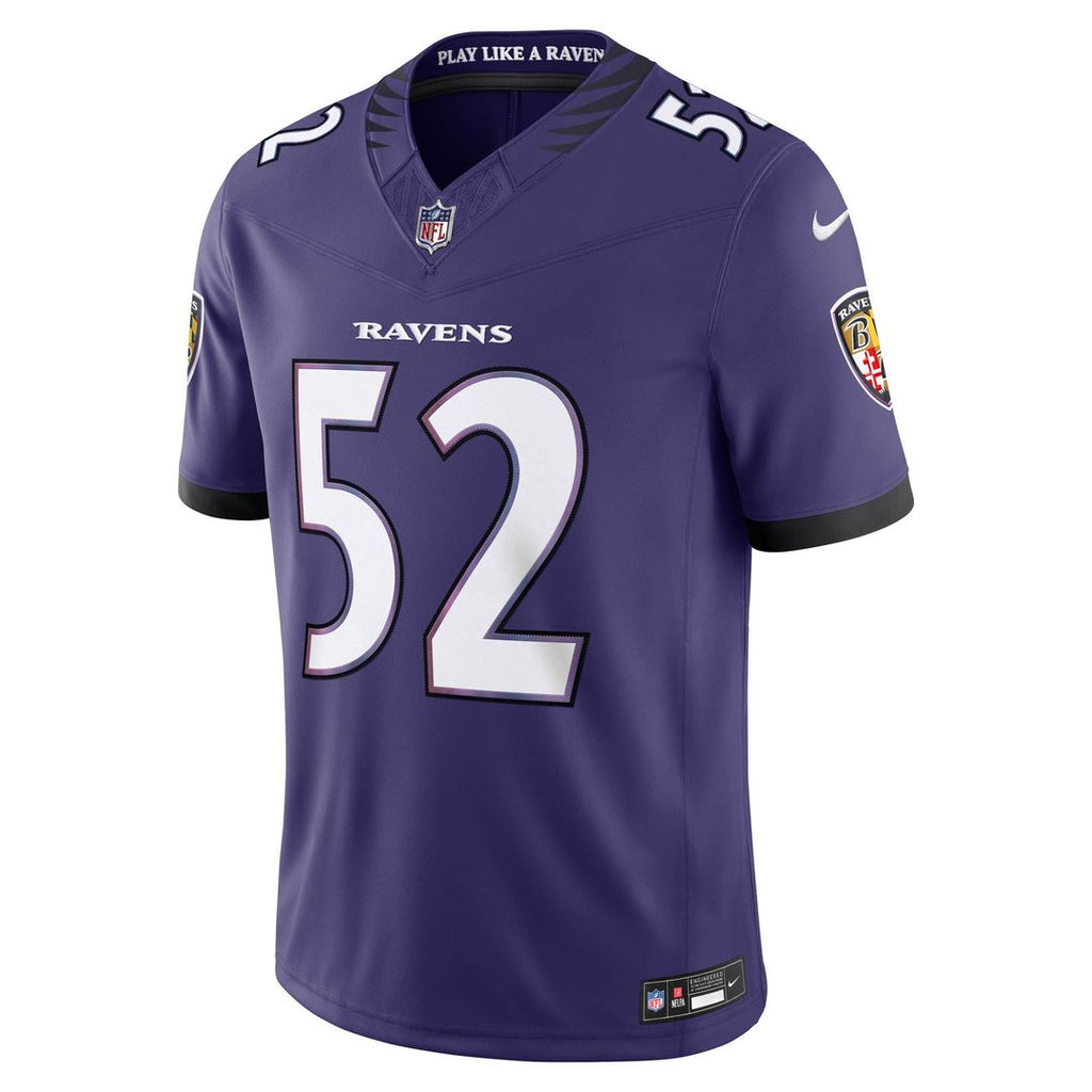 Baltimore Ravens Ray Lewis Purple Vapor F.U.S.E. Stitched Retired Limited Jersey