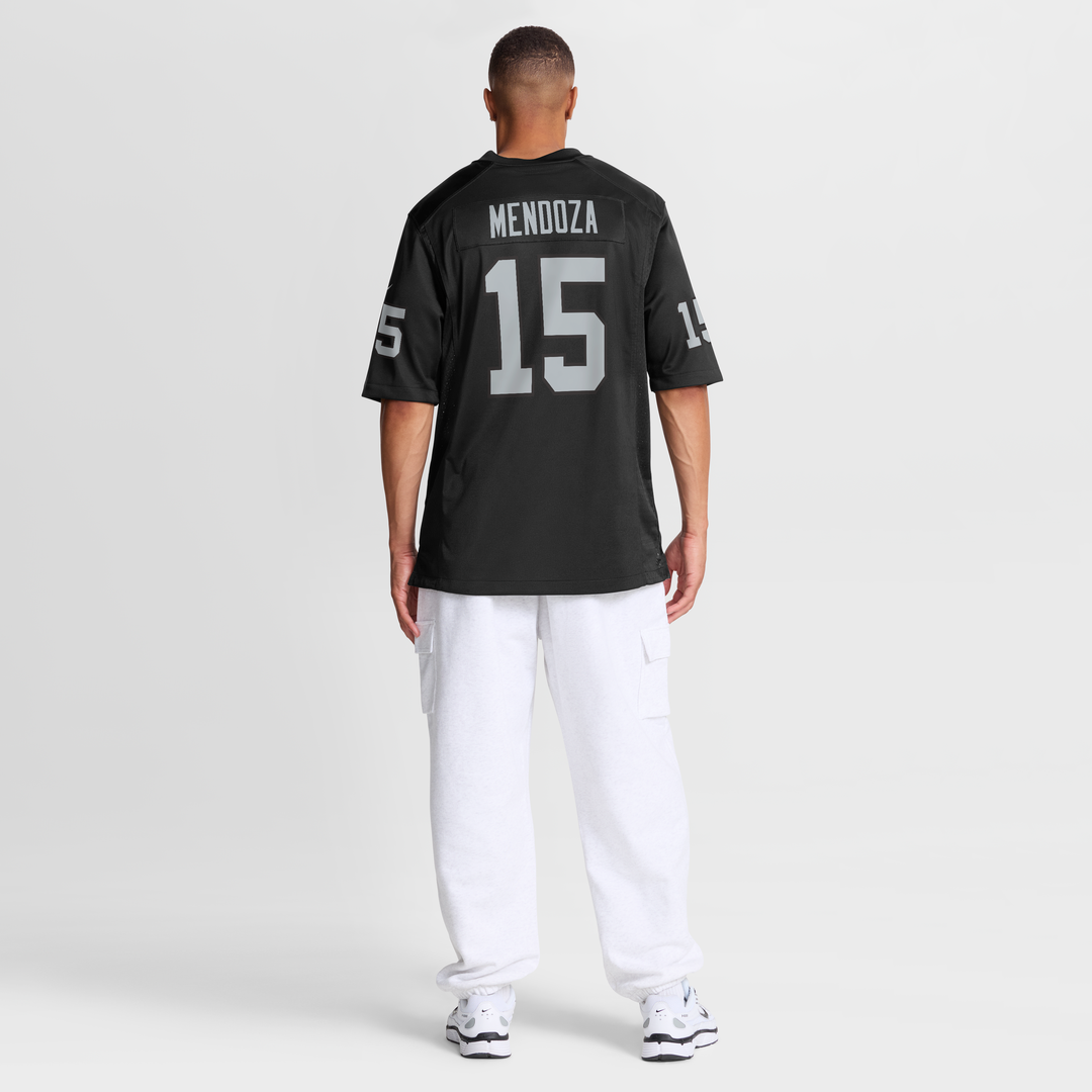 Las Vegas Raiders Fernando Mendoza Black Team Game Jersey