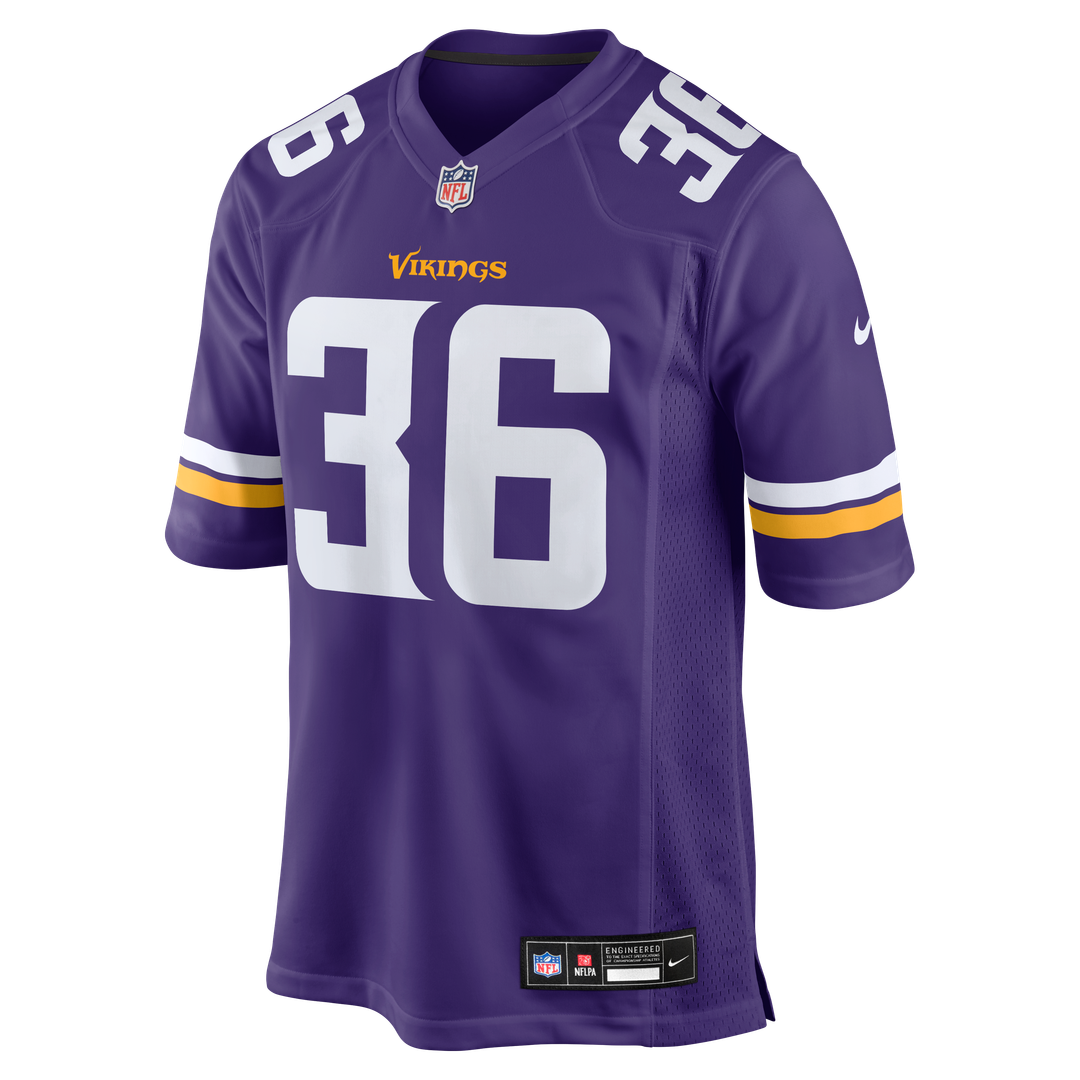 Minnesota Vikings Zavier Scott Purple Team Game Jersey