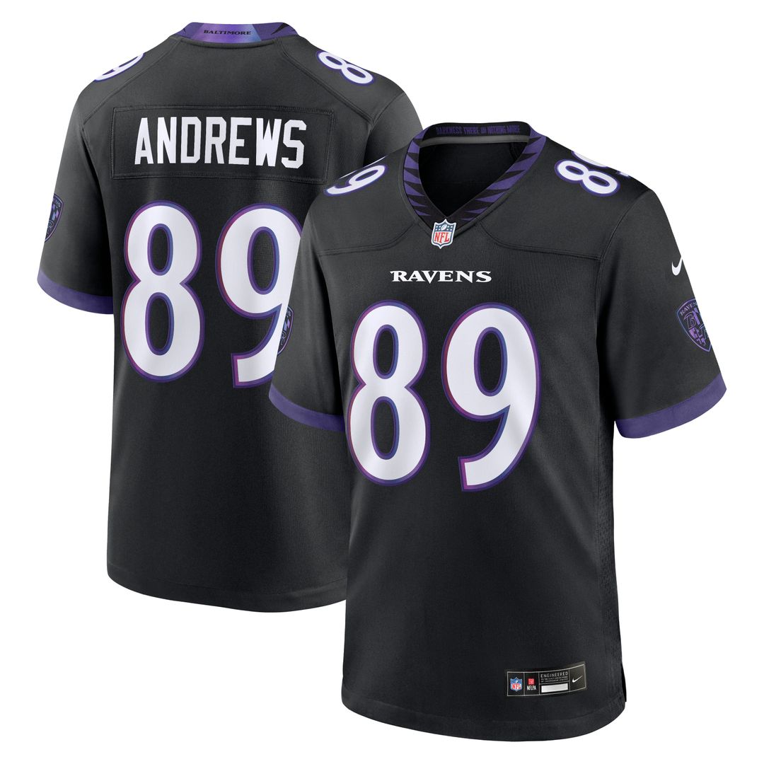 Baltimore Ravens Mark Andrews Purple Team Game Jersey
