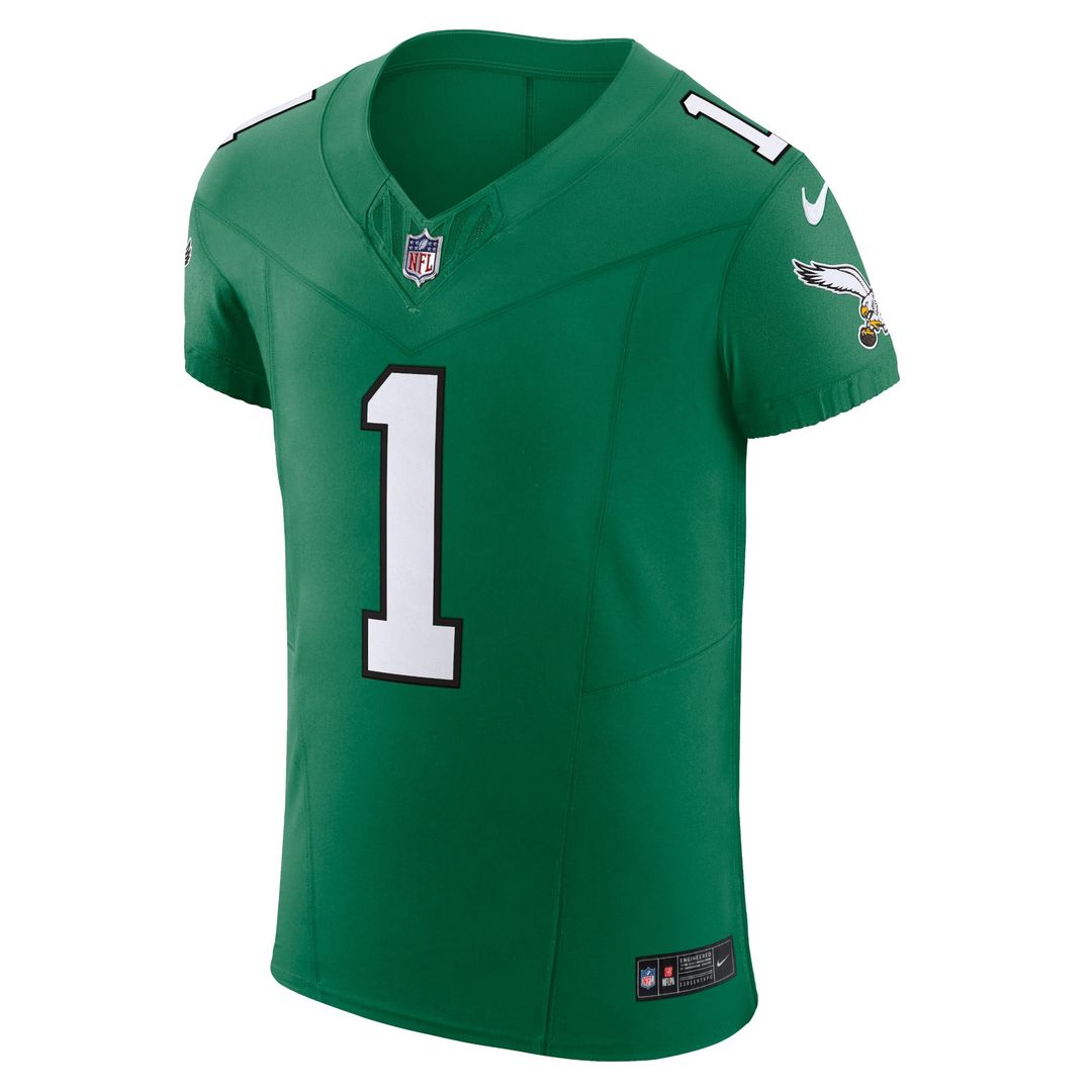 Philadelphia Eagles Jalen Hurts Kelly Green Alternate Vapor F.U.S.E. Elite Jersey