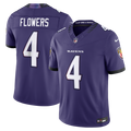 Baltimore Ravens Zay Flowers Purple Team Vapor F.U.S.E. Stitched Limited Jersey
