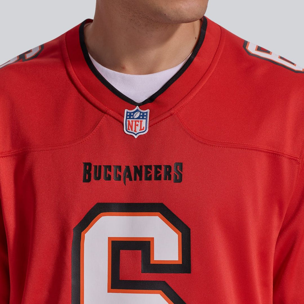 Tampa Bay Buccaneers Baker Mayfield Red Team Game Jersey