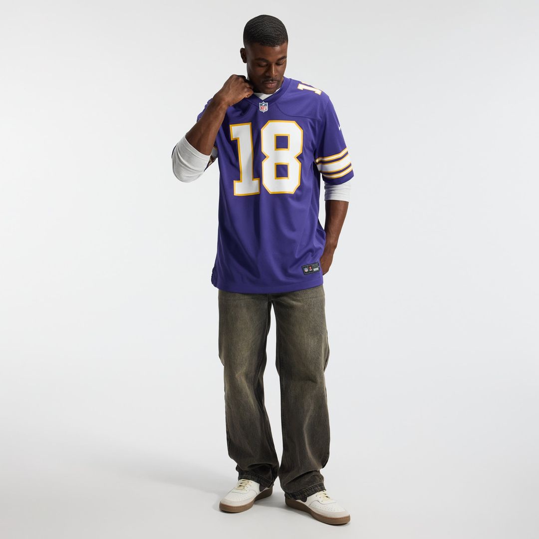 Minnesota Vikings Justin Jefferson Purple Classic Player Game Jersey