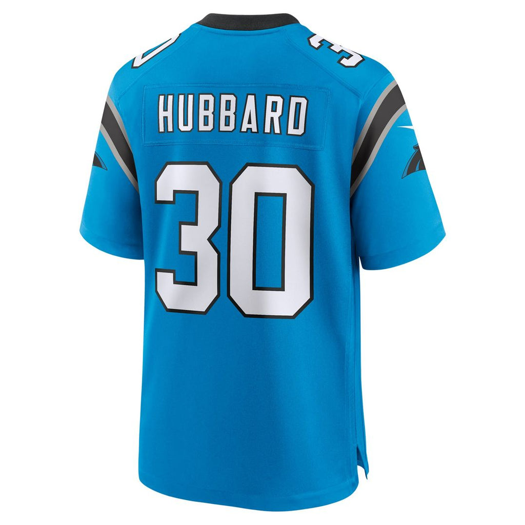 Carolina Panthers Chuba Hubbard Black Team Game Jersey