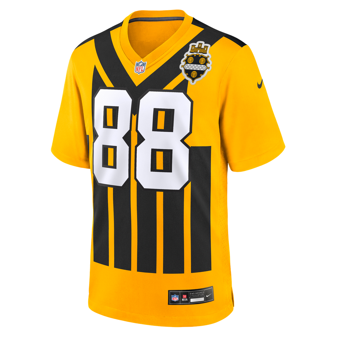 Pittsburgh Steelers Pat Freiermuth Black Game Jersey