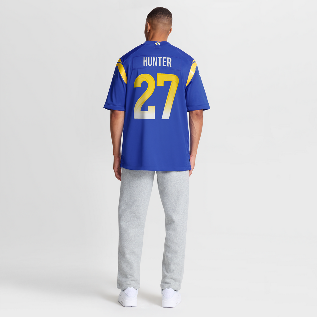 Los Angeles Rams Jarquez Hunter Royal Team Game Jersey