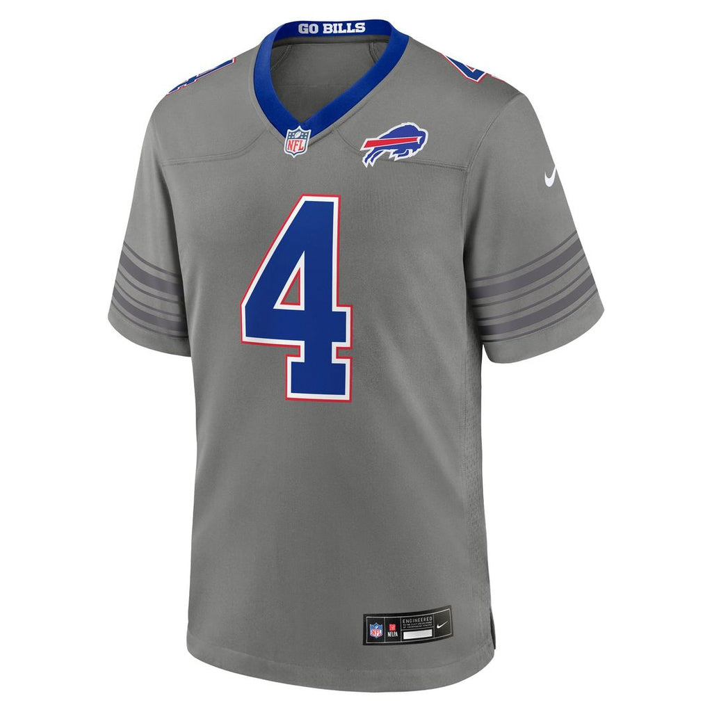 Buffalo Bills James Cook III Gray Nickel City Game Jersey