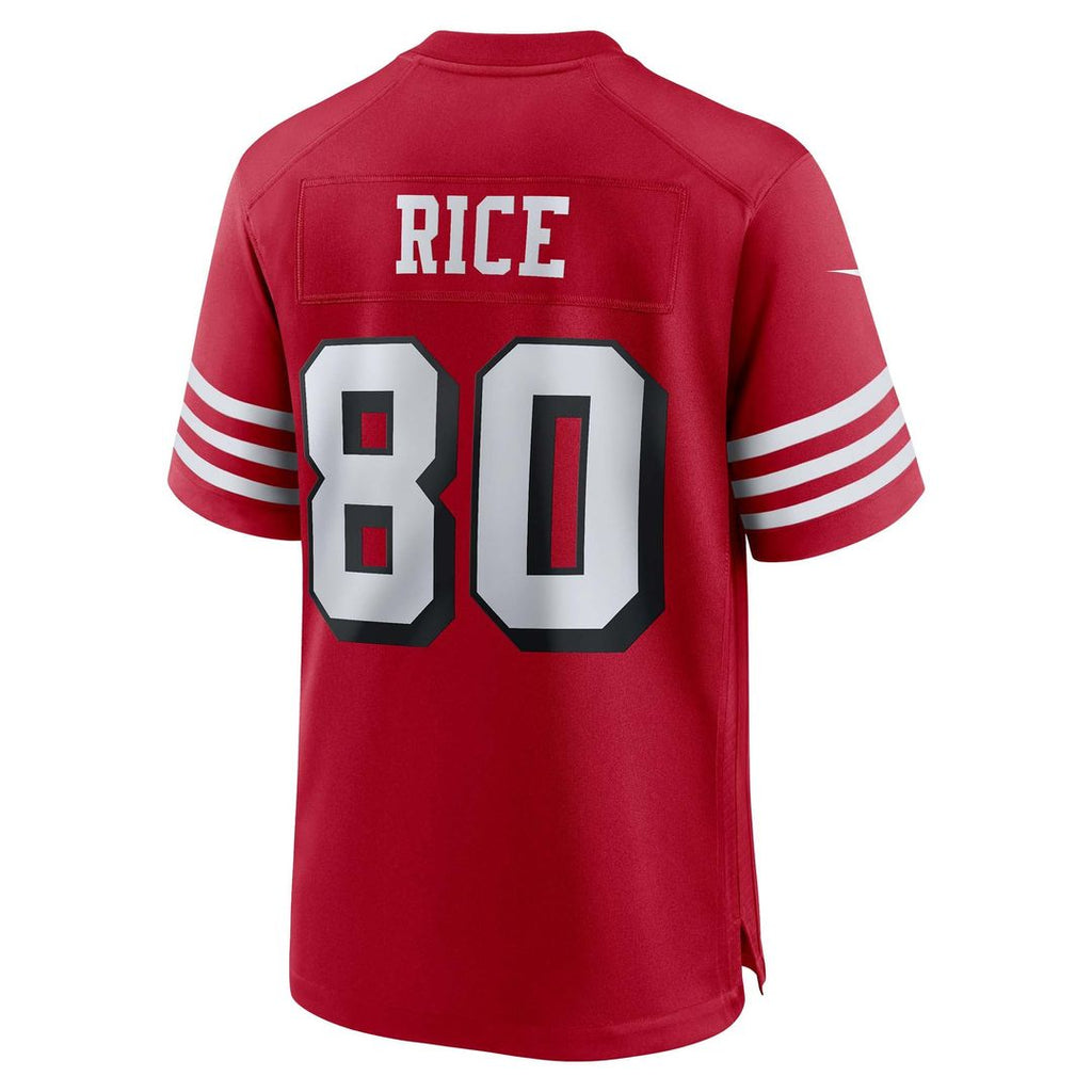 San Francisco 49ers Jerry Rice White Retired Player Game Jersey