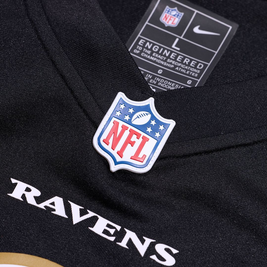Baltimore Ravens Lamar Jackson Black Alternate Game Jersey