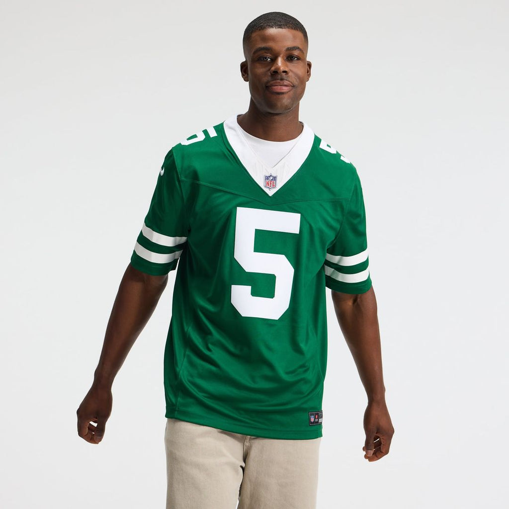 New York Jets Garrett Wilson Legacy Green Team Vapor F.U.S.E. Stitched Limited Jersey