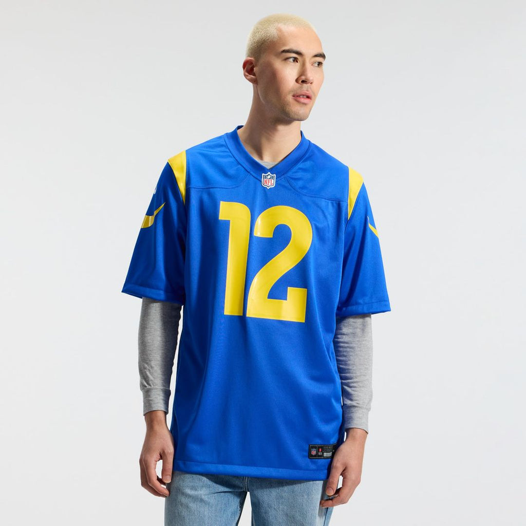 Los Angeles Rams Puka Nacua White White Game Player Jersey