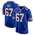 Buffalo Bills Kent Hull Royal Game Retired Player Jersey