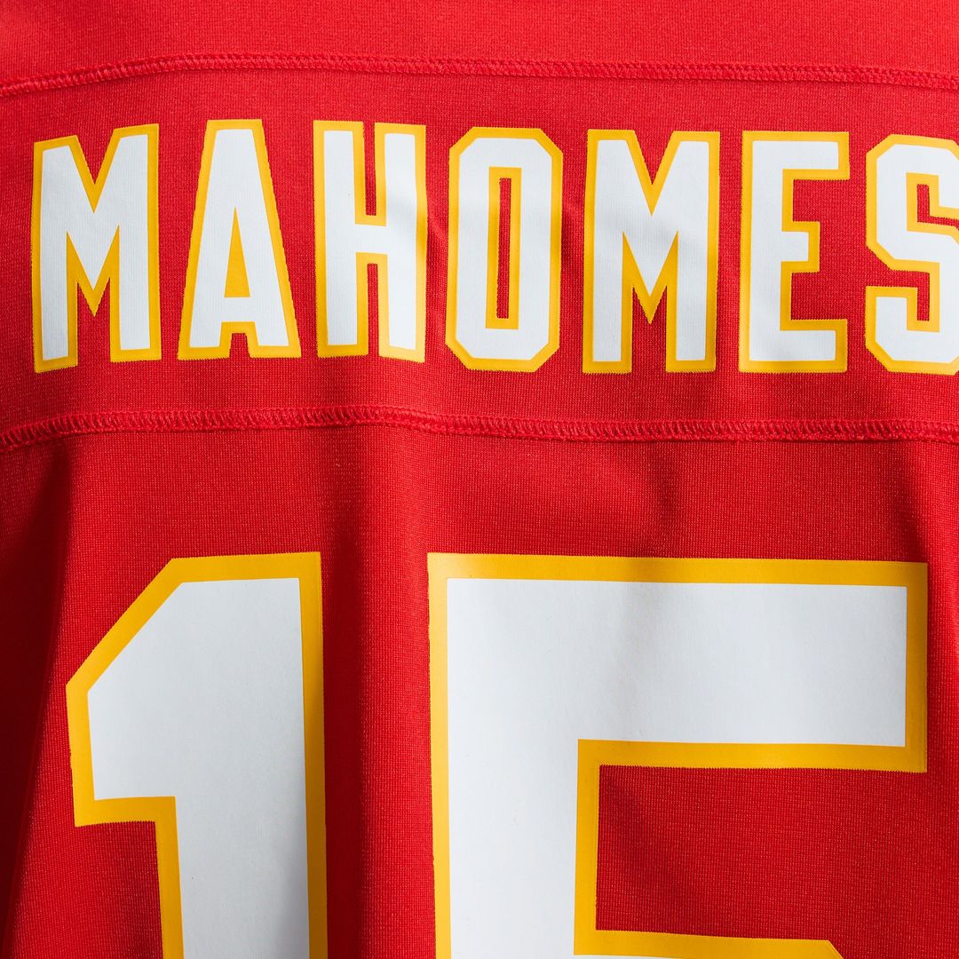 Kansas City Chiefs Patrick Mahomes Red Game Jersey