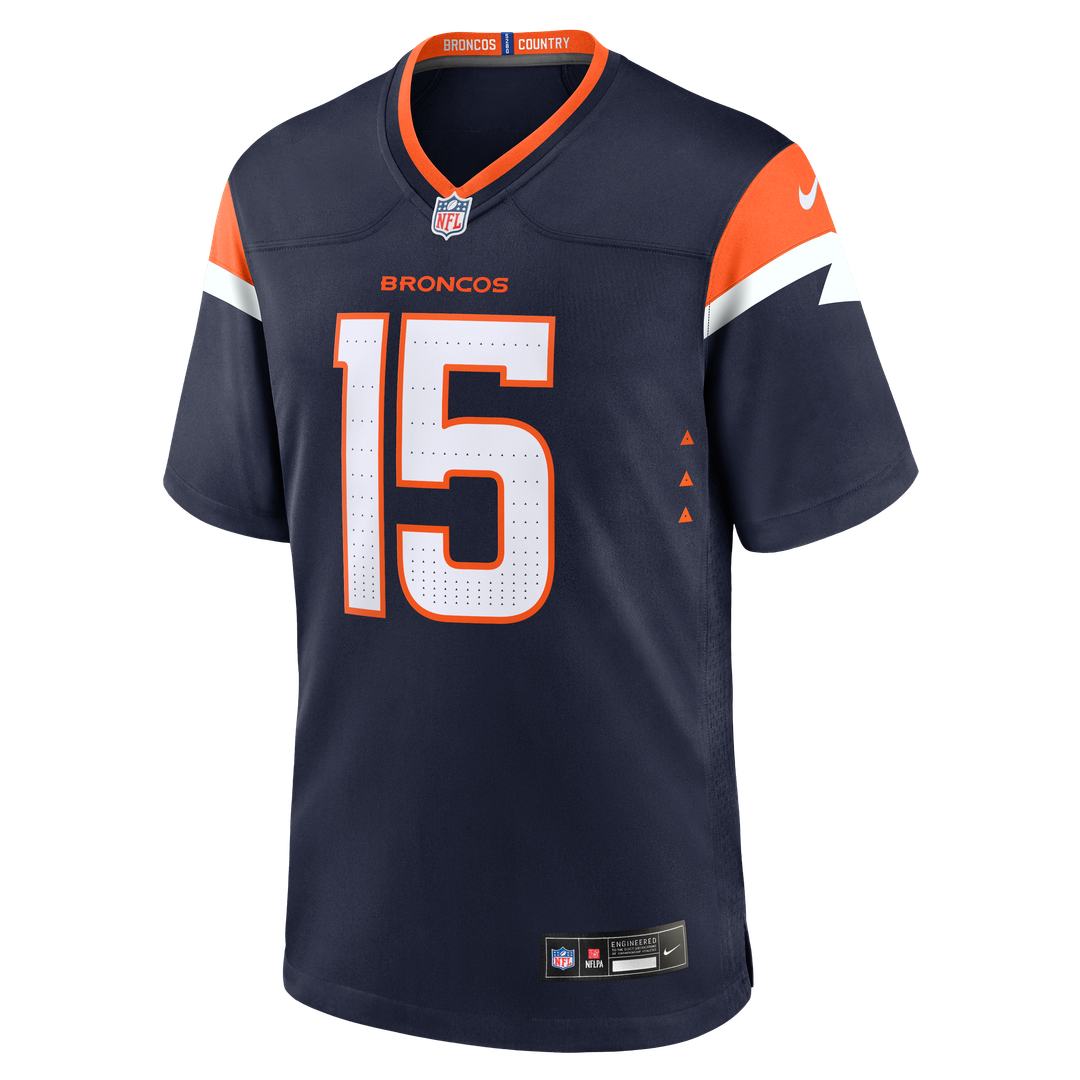 Denver Broncos Nik Bonitto Navy Alternate Game Jersey