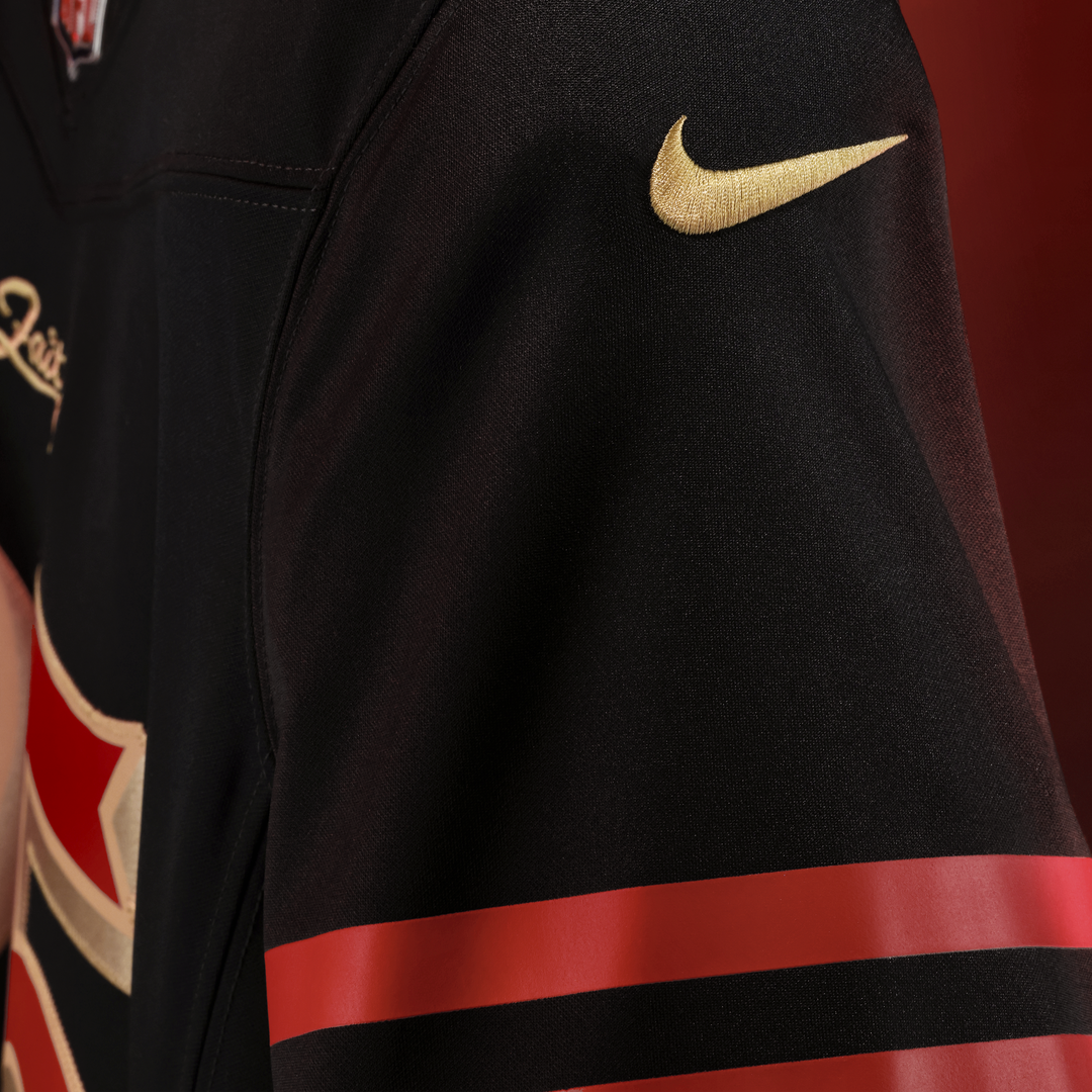 San Francisco 49ers Fred Warner Black Rivalries Collection Stitched Limited Jersey