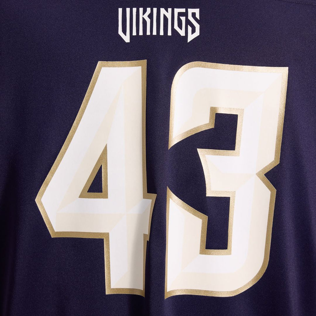 Minnesota Vikings Andrew Van Ginkel Purple 2026 Rivalries Collection Game Jersey