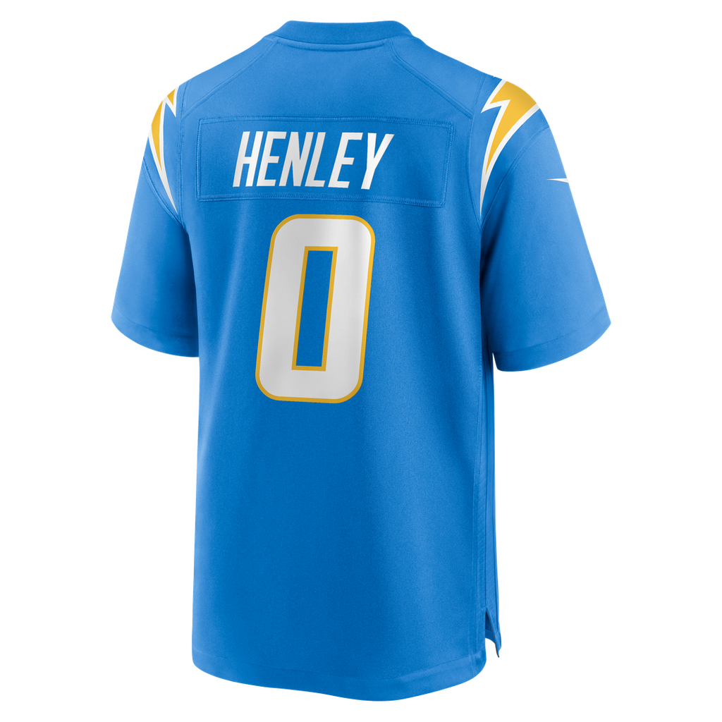 Los Angeles Chargers Daiyan Henley Powder Blue Team Game Jersey