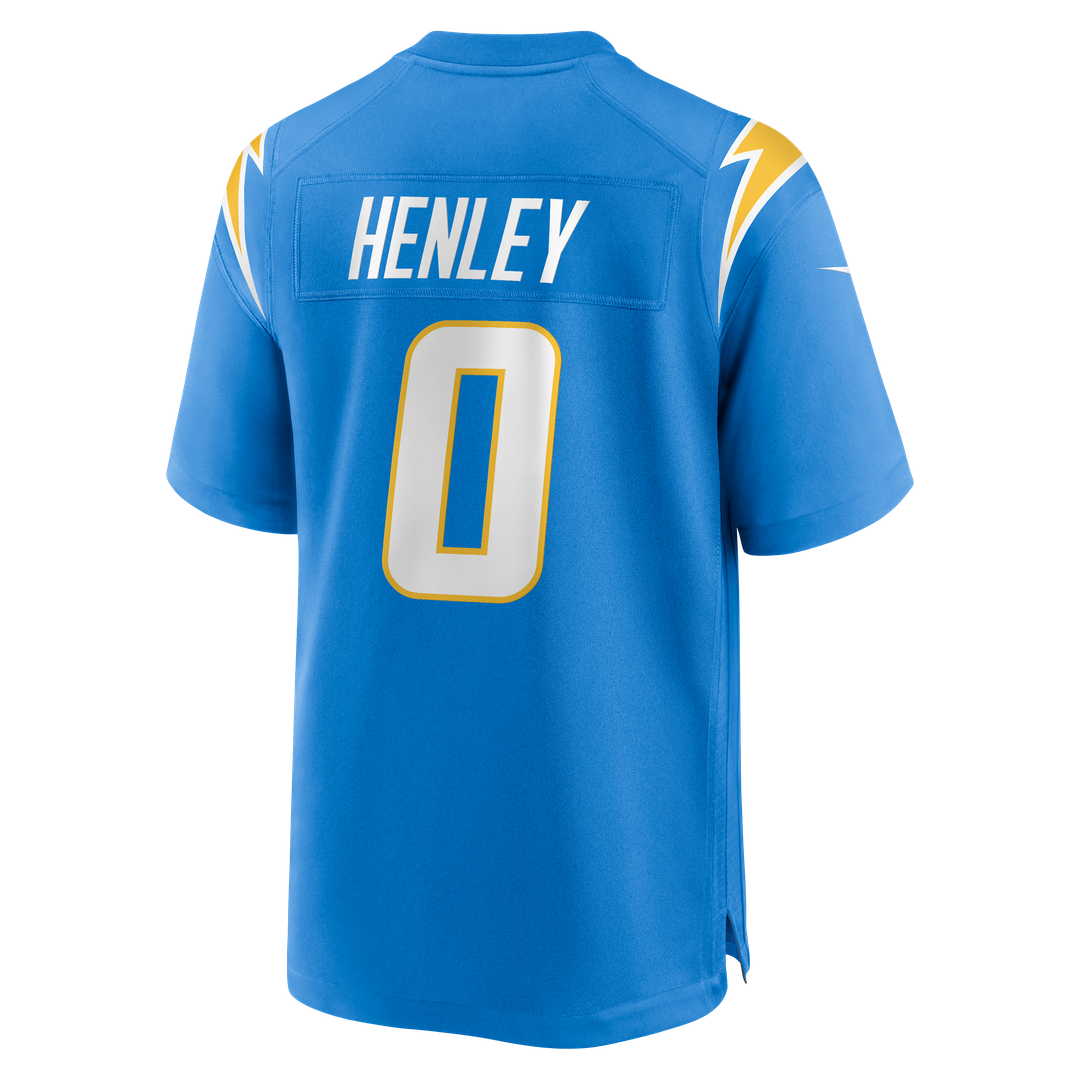 Los Angeles Chargers Daiyan Henley Powder Blue Team Game Jersey