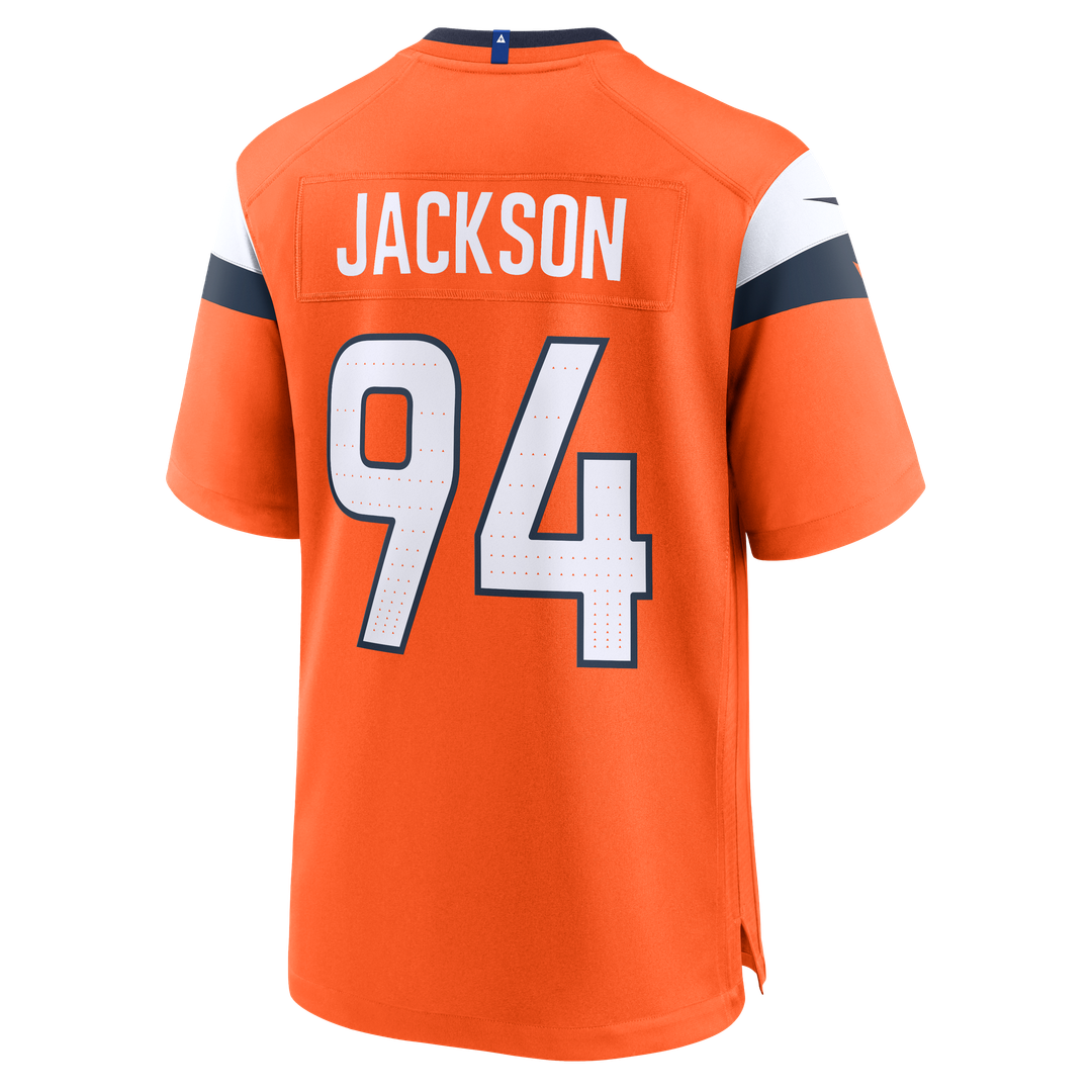 Denver Broncos Jordan Jackson Orange Team Game Jersey