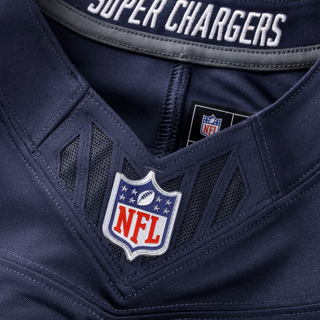 Los Angeles Chargers Justin Herbert Powder Blue Team Vapor F.U.S.E. Stitched Limited Jersey
