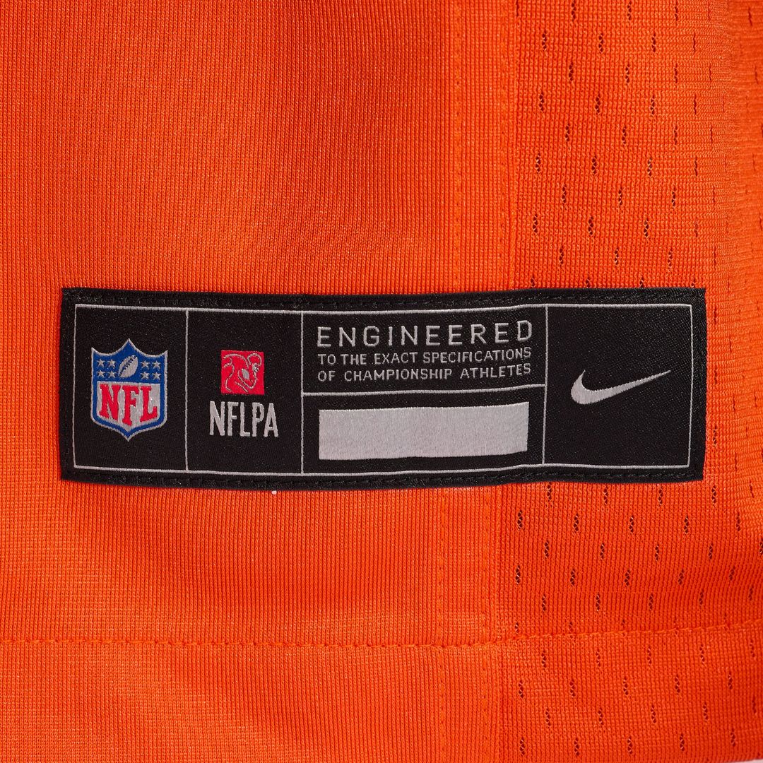 Chicago Bears Caleb Williams Orange Alternate Player Game Jersey