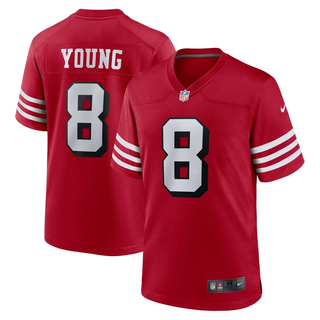 San Francisco 49ers Steve Young Scarlet Retired Player Alternate Game Jersey