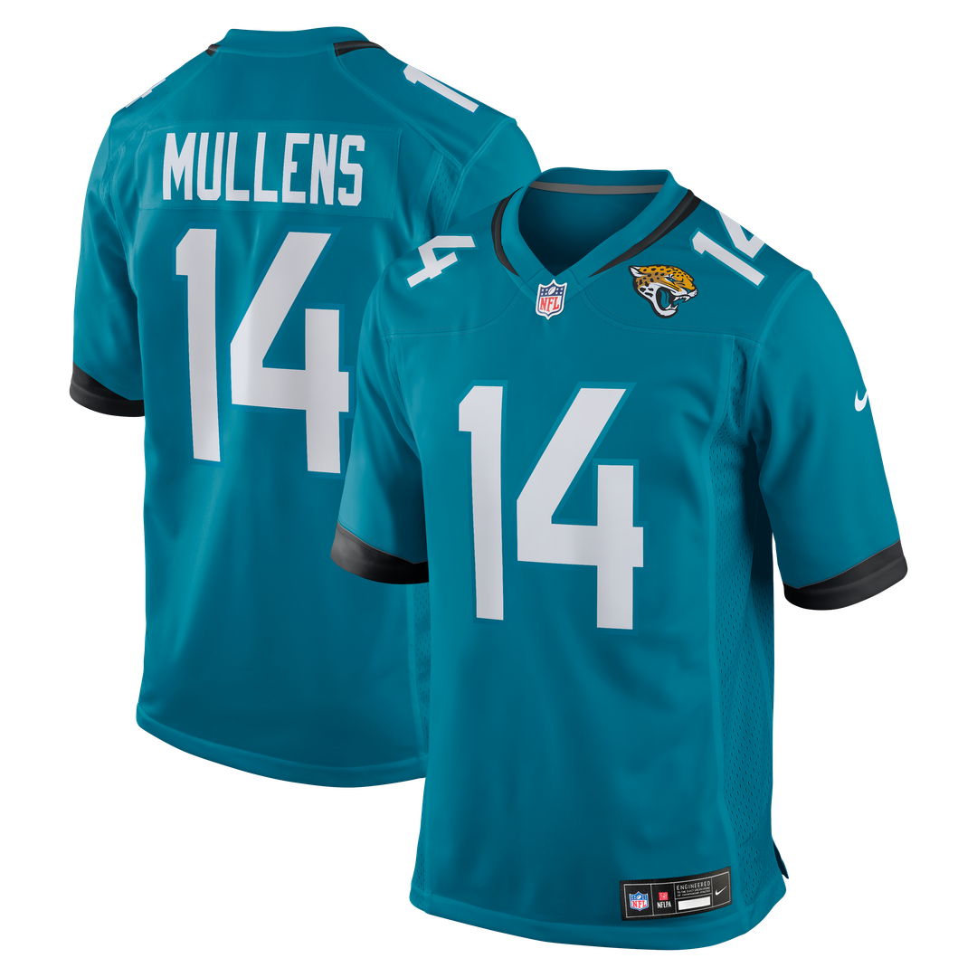 Jacksonville Jaguars Nick Mullens Teal Team Game Jersey