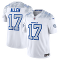 Buffalo Bills Josh Allen White Rivalries Collection Stitched Limited Jersey
