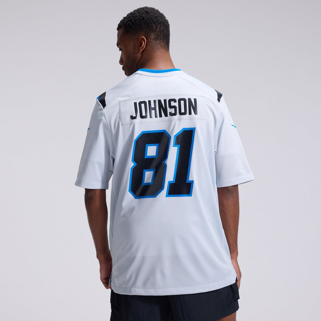 Detroit Lions Calvin Johnson Silver 2026 Rivalries Collection Game Jersey