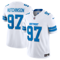 Detroit Lions Aidan Hutchinson White Vapor F.U.S.E. Stitched Limited Jersey