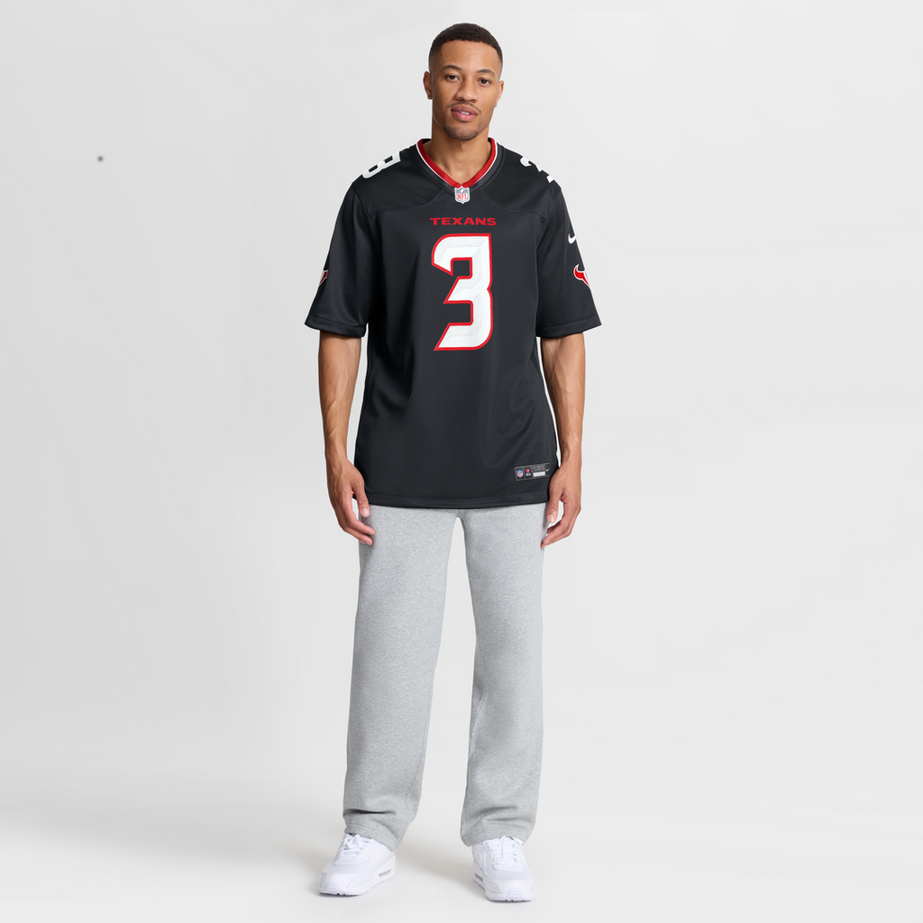 Houston Texans Tank Dell Navy Game Jersey