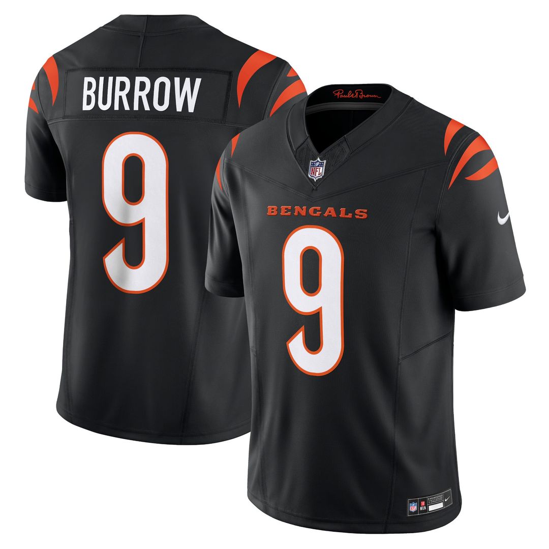 Cincinnati Bengals Joe Burrow White Vapor F.U.S.E. Limited Jersey