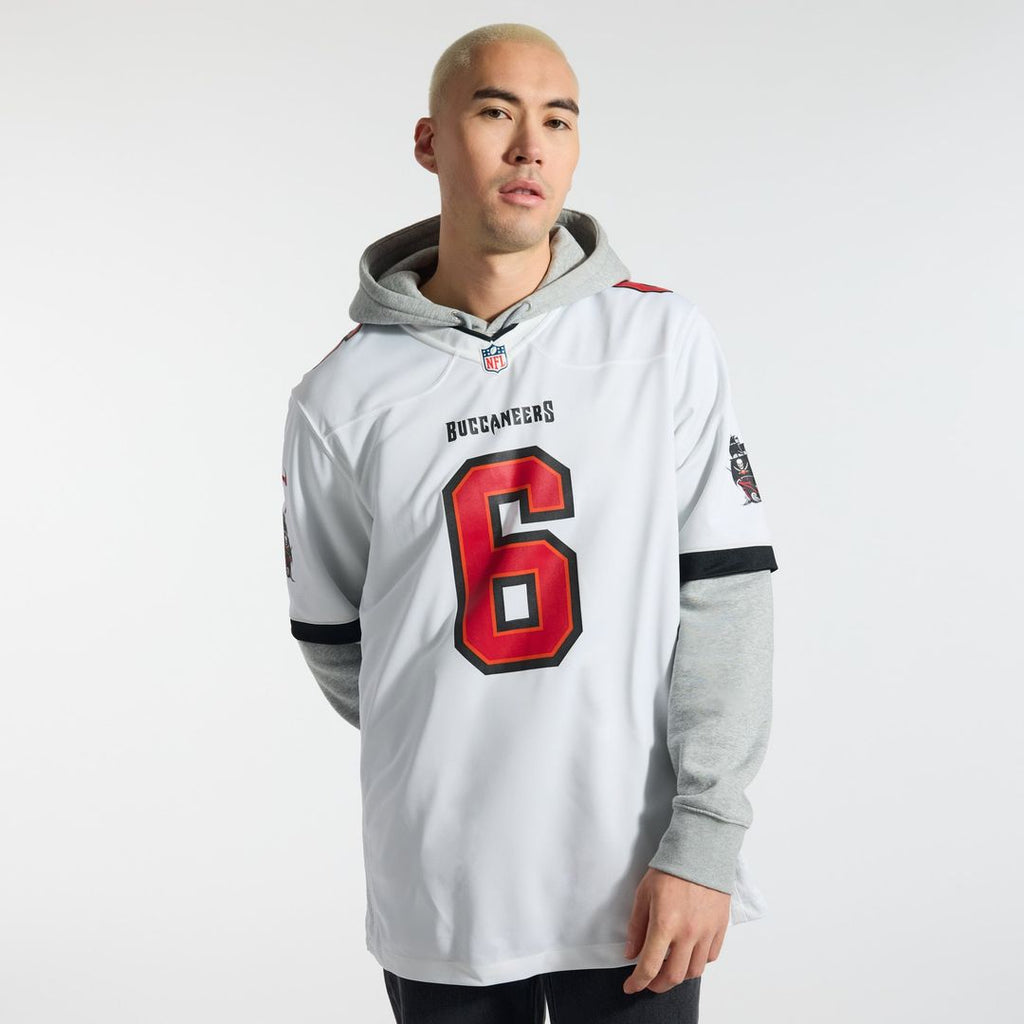 Tampa Bay Buccaneers Baker Mayfield Pewter Alternate Game Player Jersey