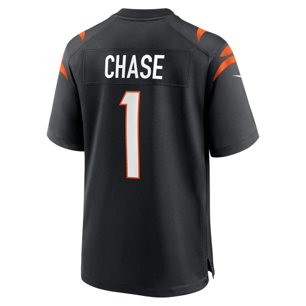 Cincinnati Bengals Ja'Marr Chase Black Game Jersey