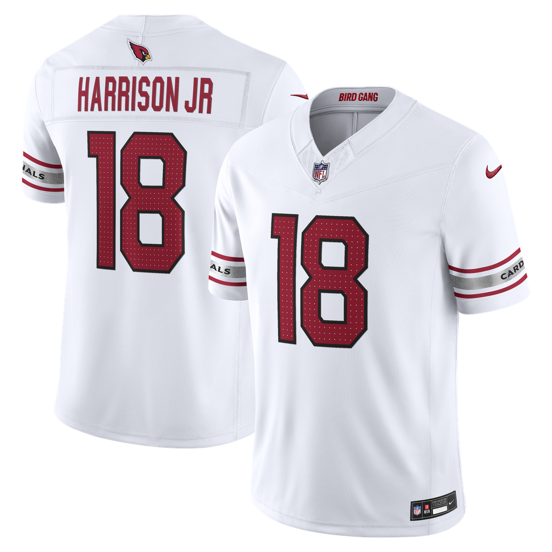 Arizona Cardinals Marvin Harrison Jr. Cardinal Team Vapor F.U.S.E. Stitched Limited Jersey
