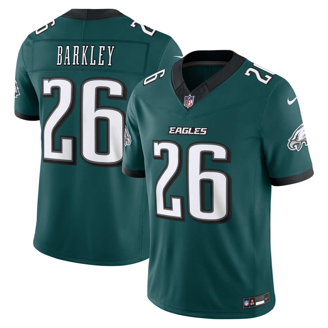 Philadelphia Eagles Saquon Barkley White Vapor F.U.S.E. Stitched Limited Jersey