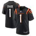 Cincinnati Bengals Ja'Marr Chase Black Game Jersey