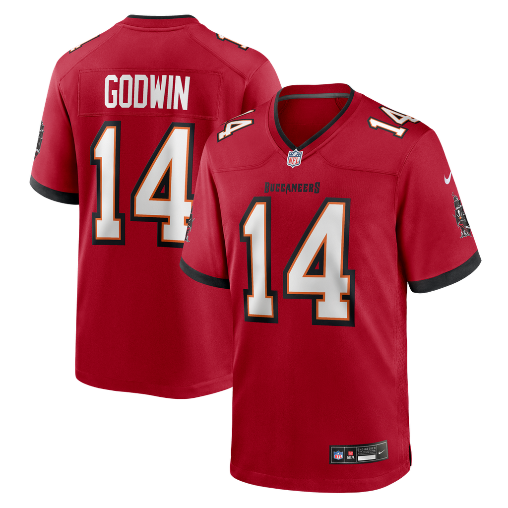 Tampa Bay Buccaneers Chris Godwin Red Game Player Jersey