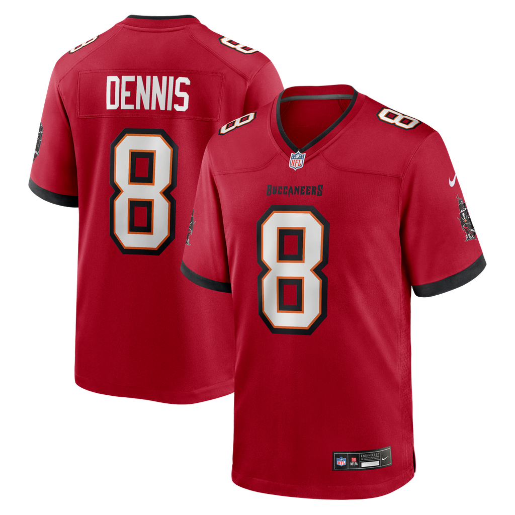 Tampa Bay Buccaneers SirVocea Dennis Red Game Jersey