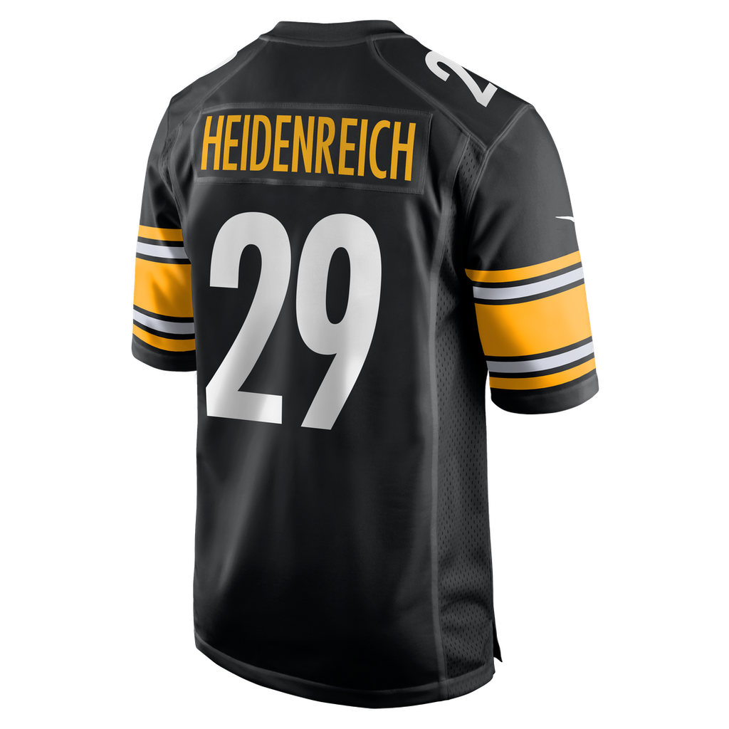 Pittsburgh Steelers Eli Heidenreich Black Team Game Jersey