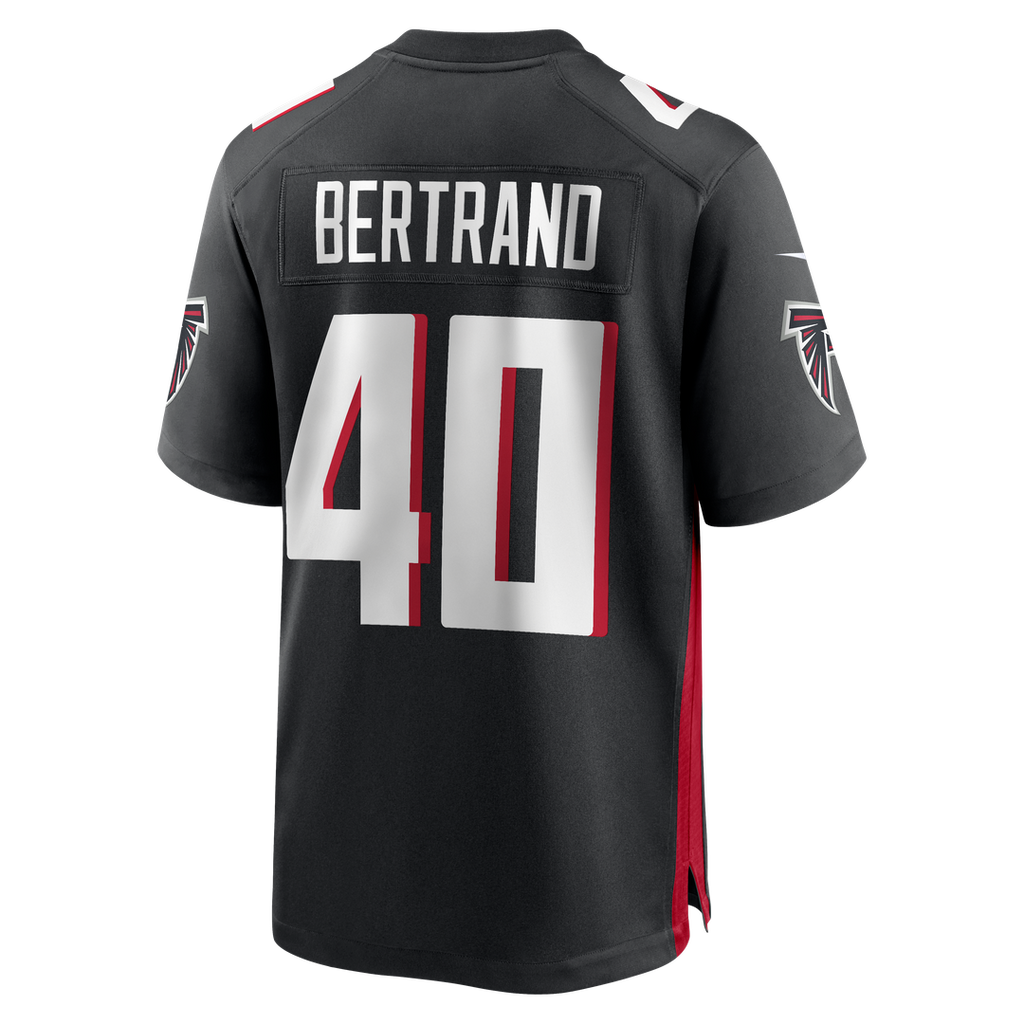 Atlanta Falcons JD Bertrand Black Team Game Jersey