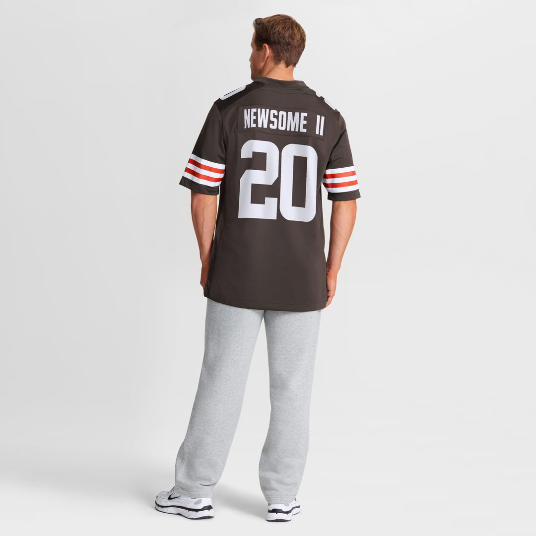 Cleveland Browns Greg Newsome II Brown Game Jersey